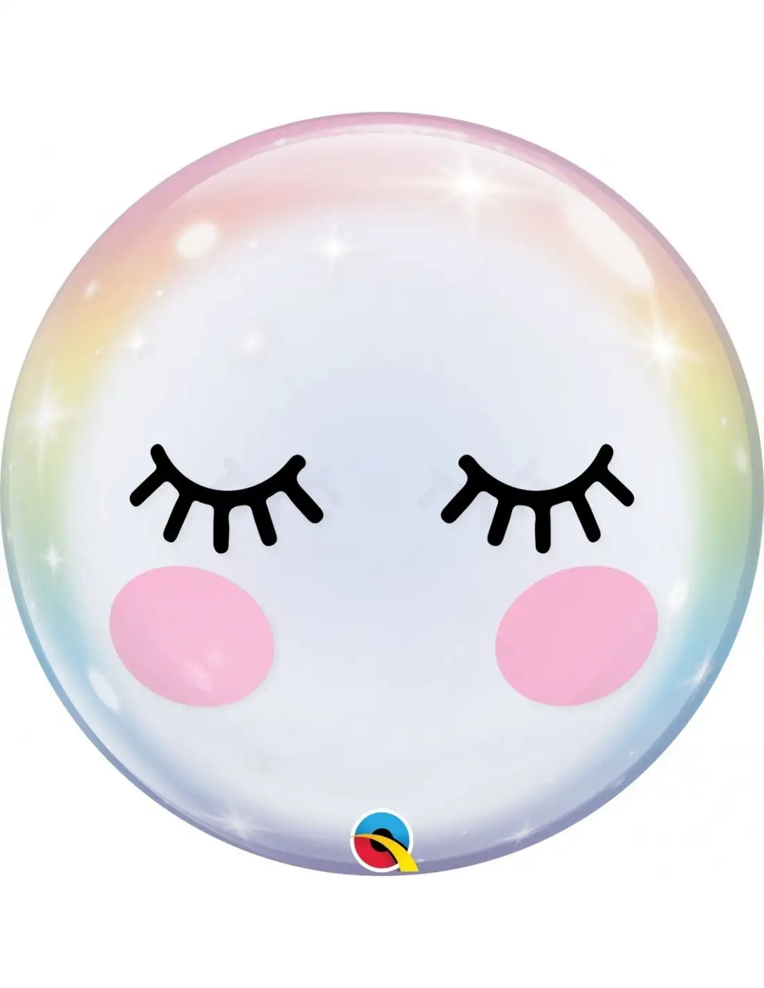 Bubble balloon 22 in. (55.8cm) Eyes and eyelashes