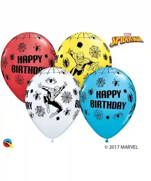 Latex balloon 11 in. (27.9cm) Special Marvel's Spider-Manbday