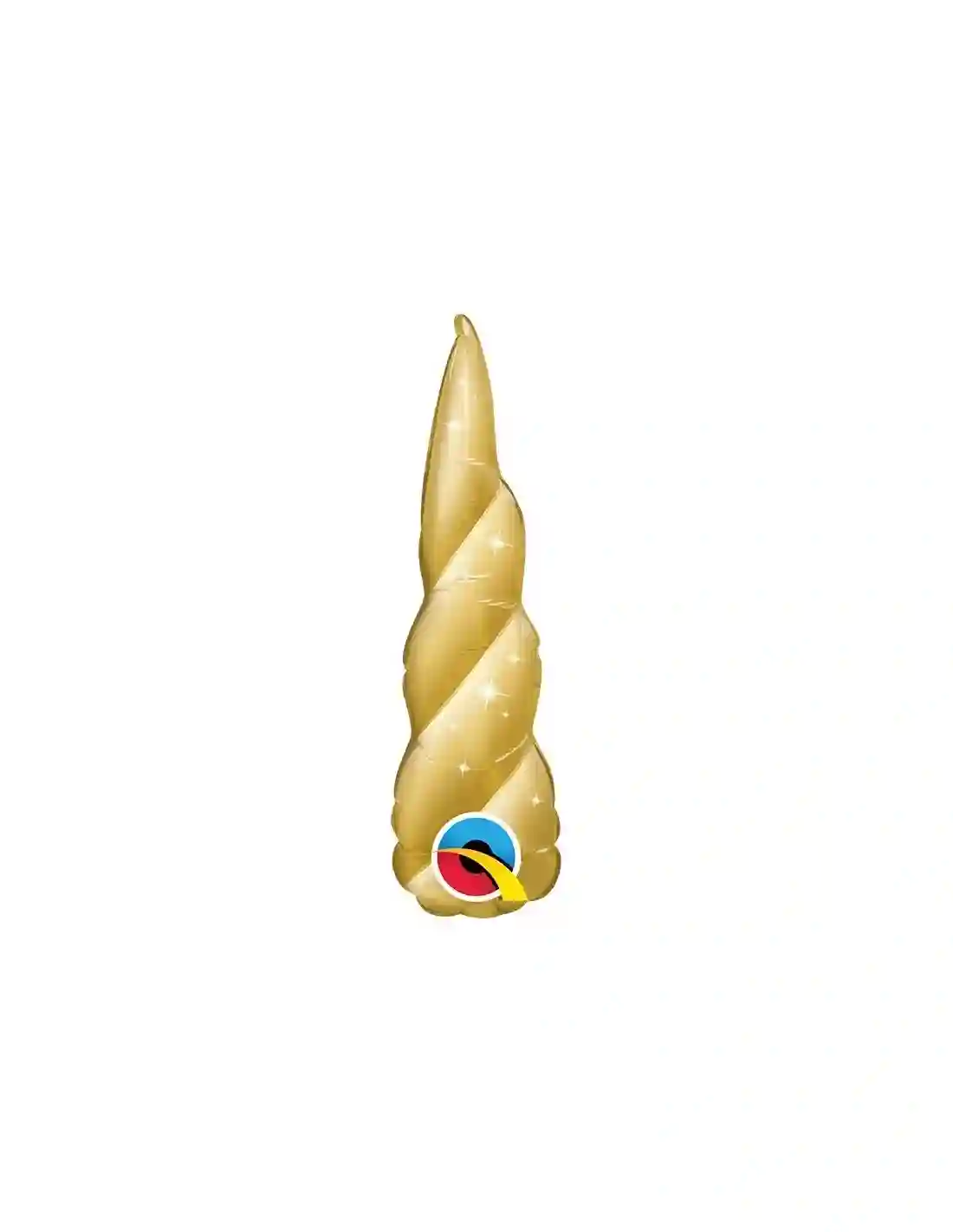 FOIL Globe 14 in. (35.5cm). Gold Unicorn Horn