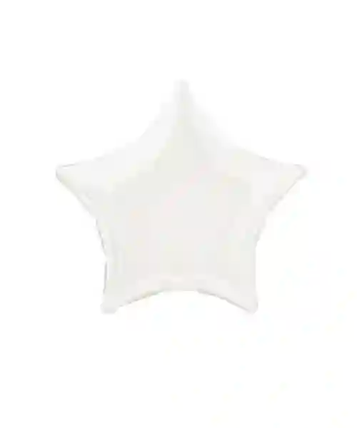Globo foil estrella 20 Pulg blanco 45 cm (50,8 cm)