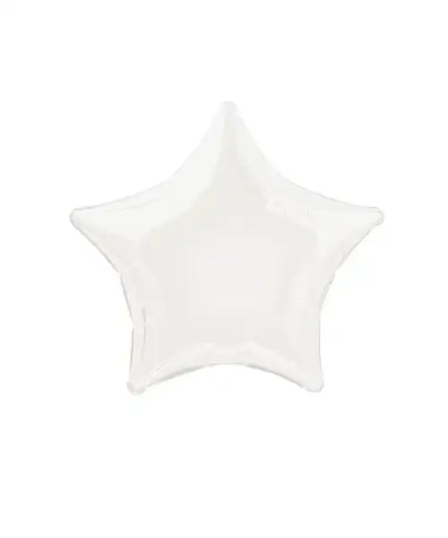 Globo foil estrella 20 Pulg blanco 45 cm (50,8 cm)