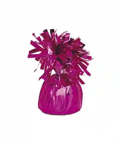 Peso metalizado color fucsia