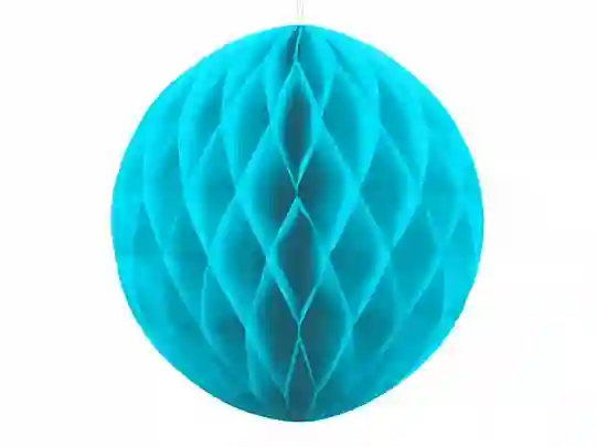 Bola de panal, turquesa, 30cm