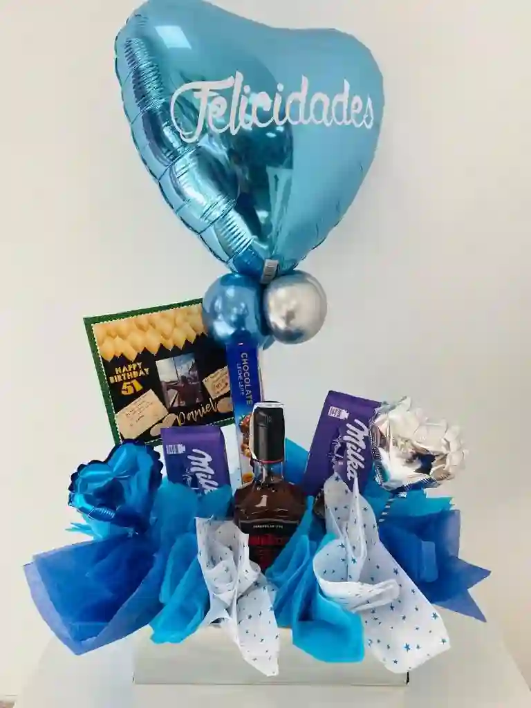 Caja Dulce azul