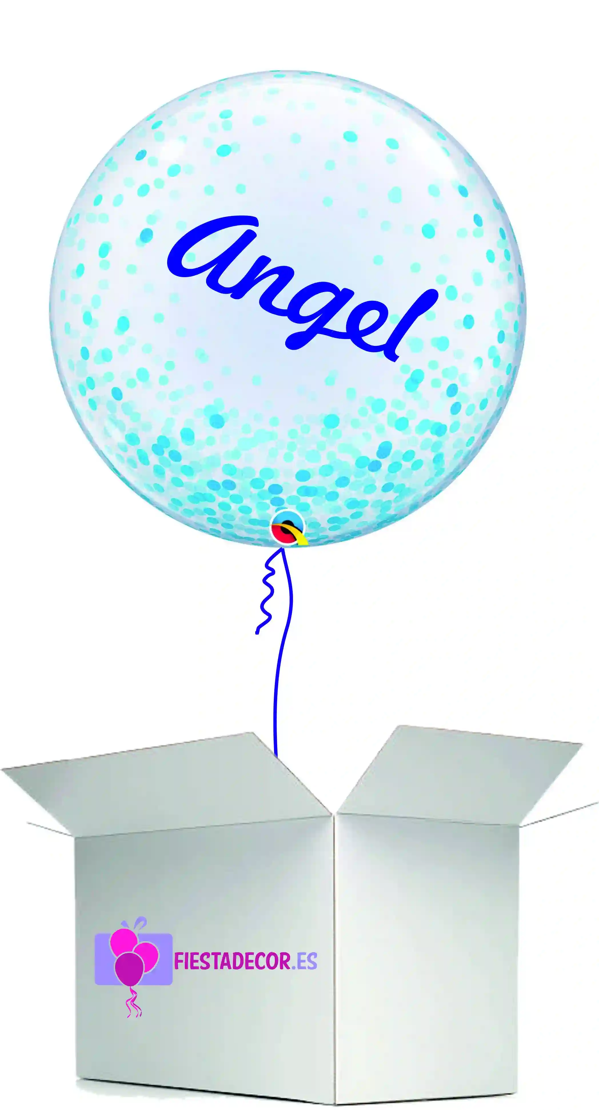 Blue Custom Bubble Box Box Box