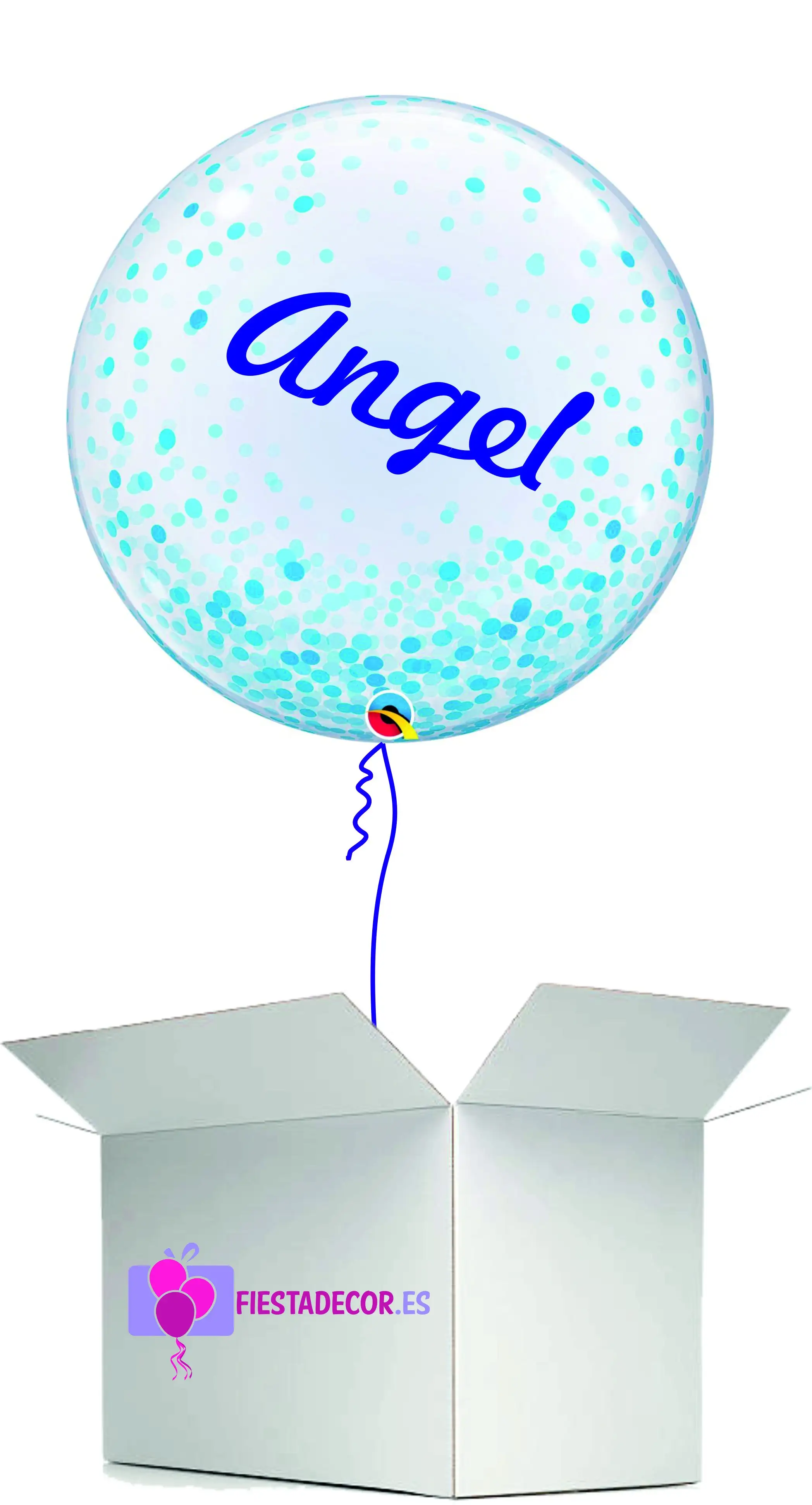 Blue Custom Bubble Box Box Box