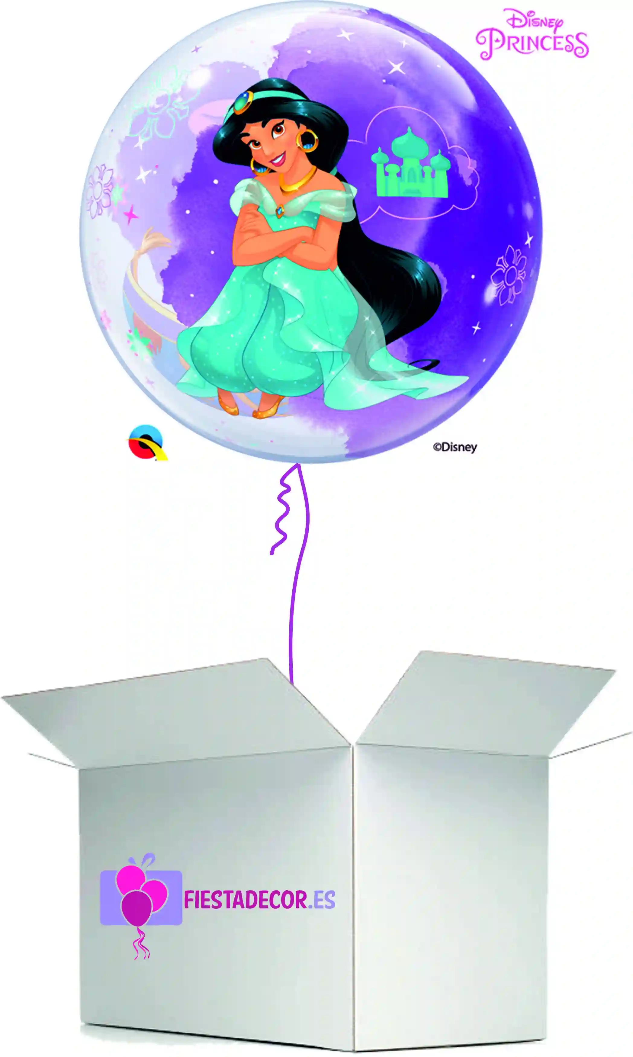 Princess Jasmine Bubble Burbuja Box