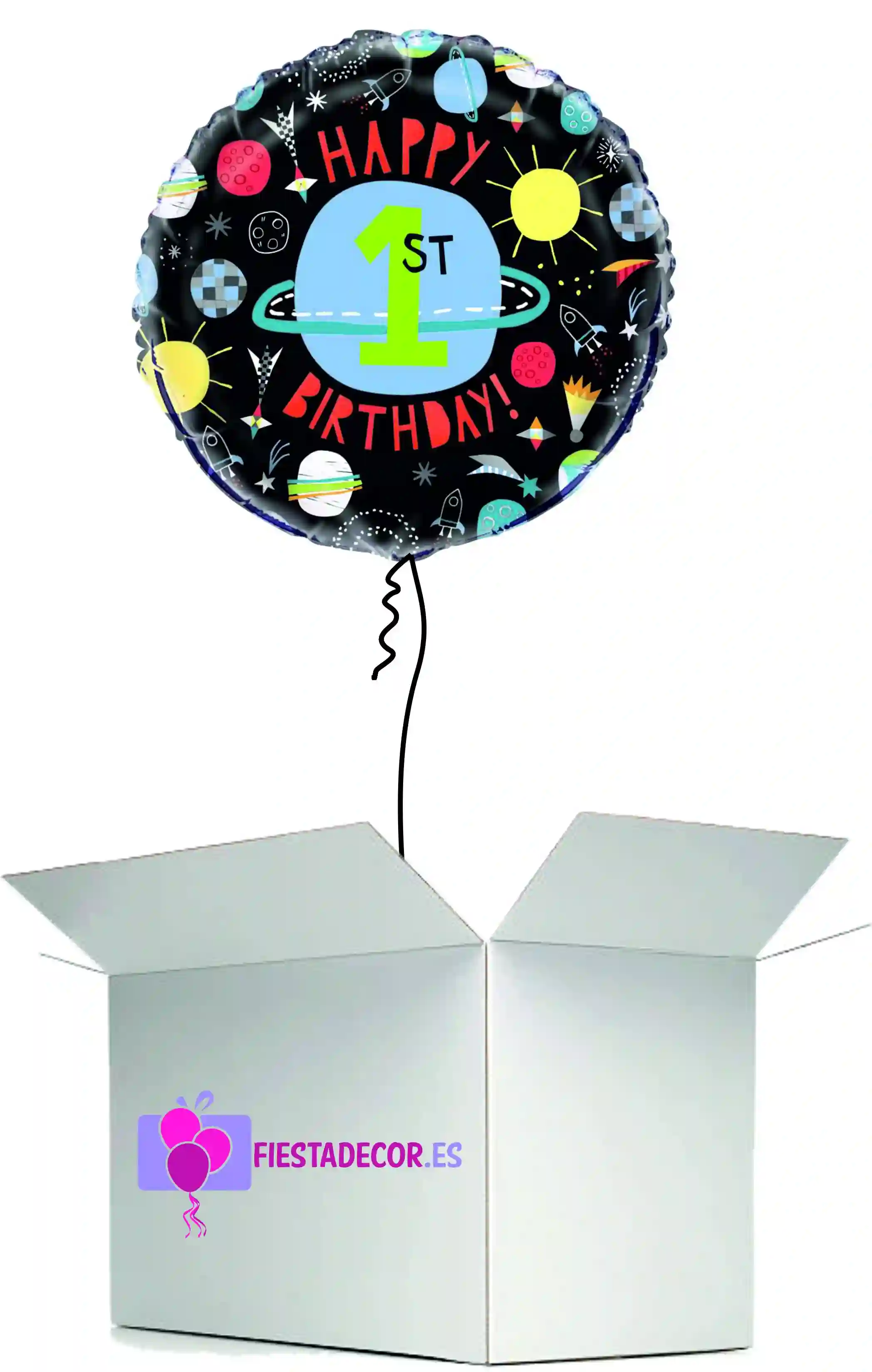 Globe in Happy Surprise Box 1 Year Planets