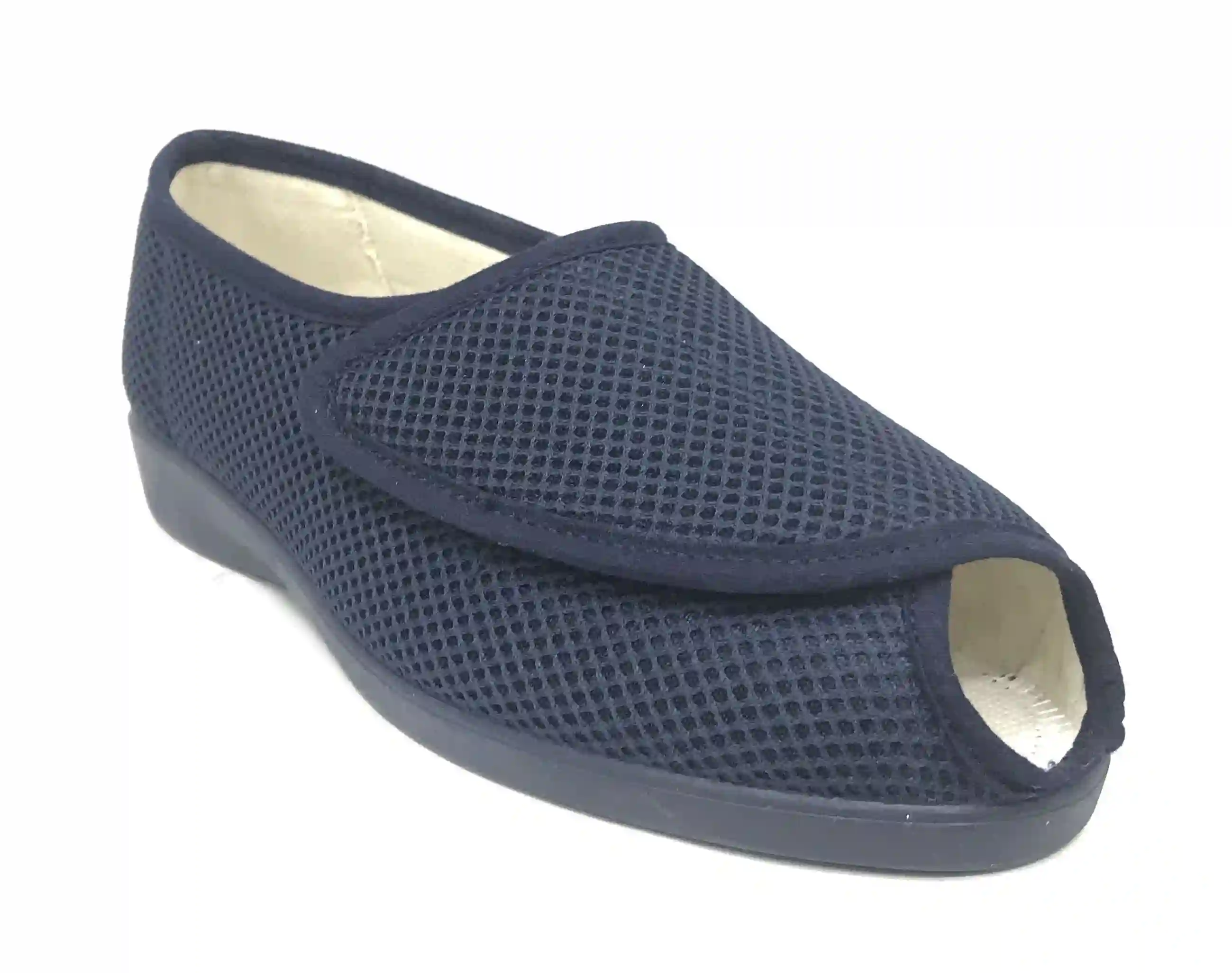 Doctor Cutillas 10206 Marino Zapatilla de Mujer Horma Ancha con velcro