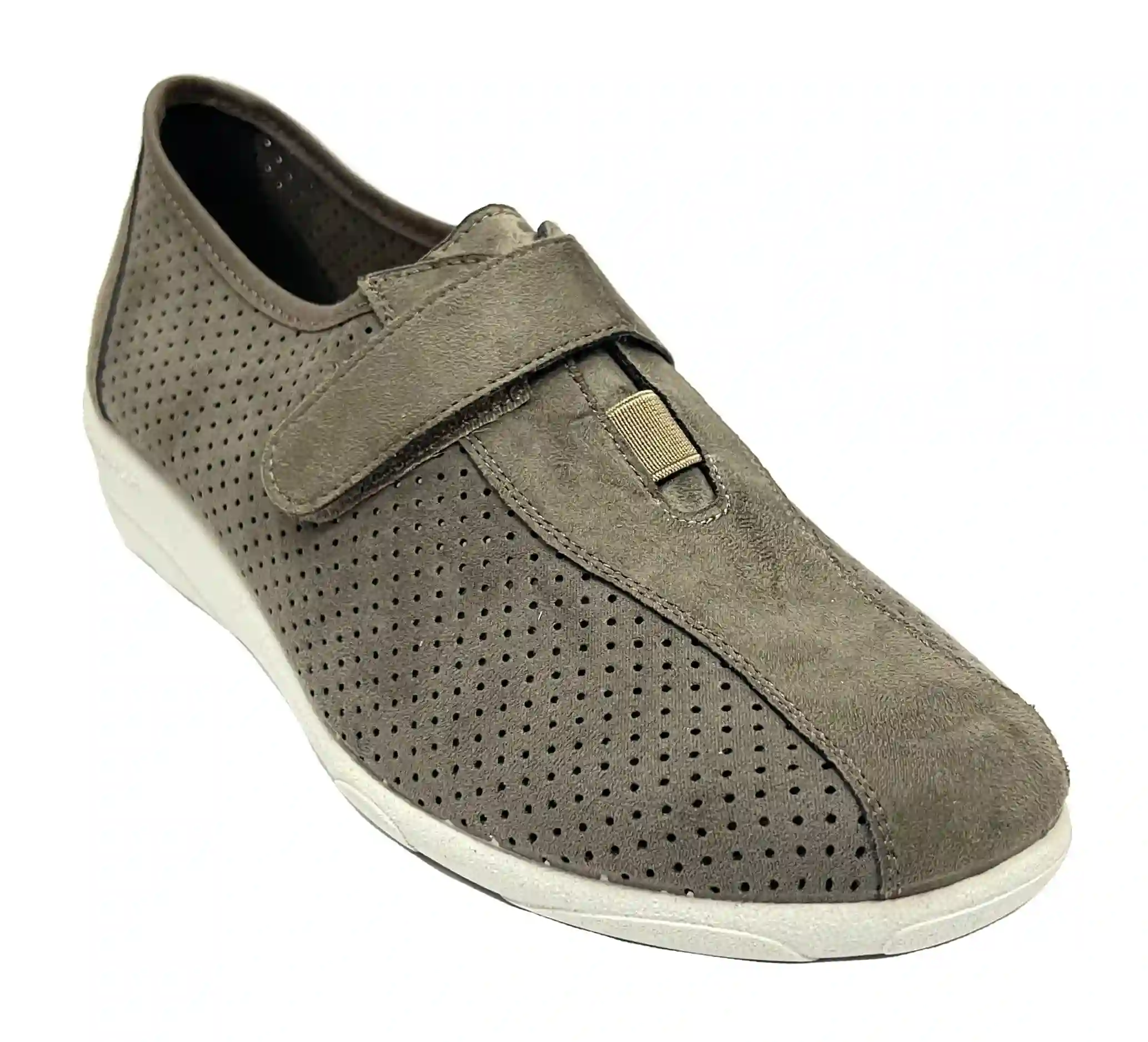 Doctor Cutillas 07C 3076 Tobacco Women's Shoe with velcro and template
