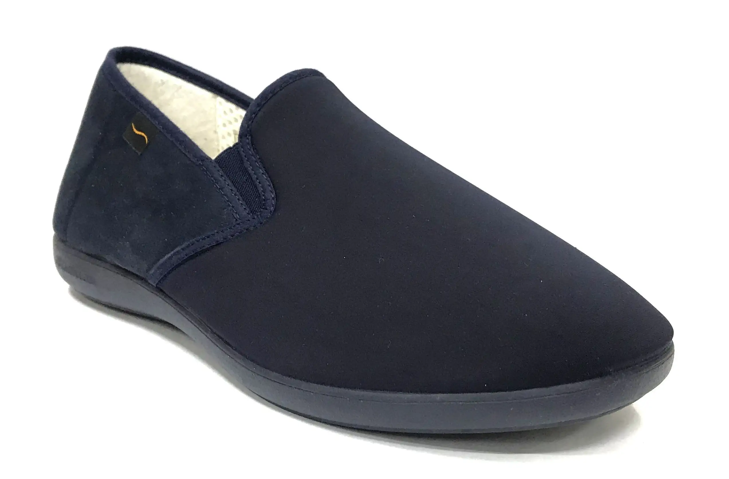 Doctor Cutillas 1407 Marino Zapatilla de Hombre Horma Ancha Licra