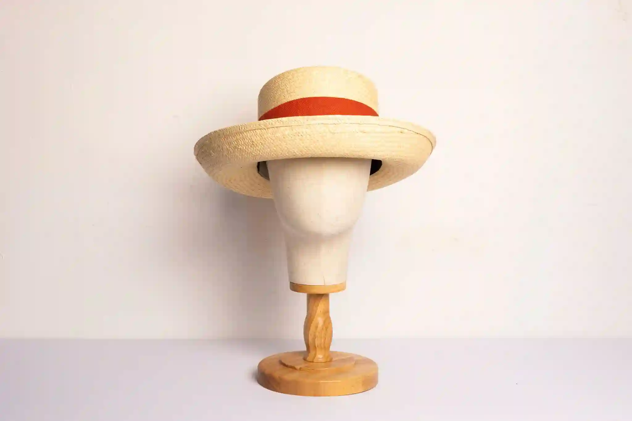 Orange winged hat