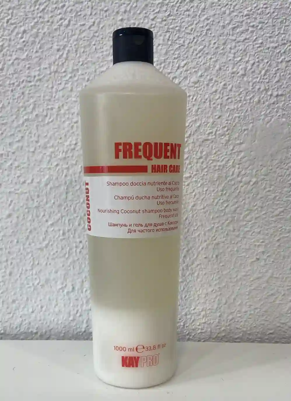 Kaypro Frequent - Champú Nutritivo Al Coco Para Todo Tipo De Cabellos 1000ml.
