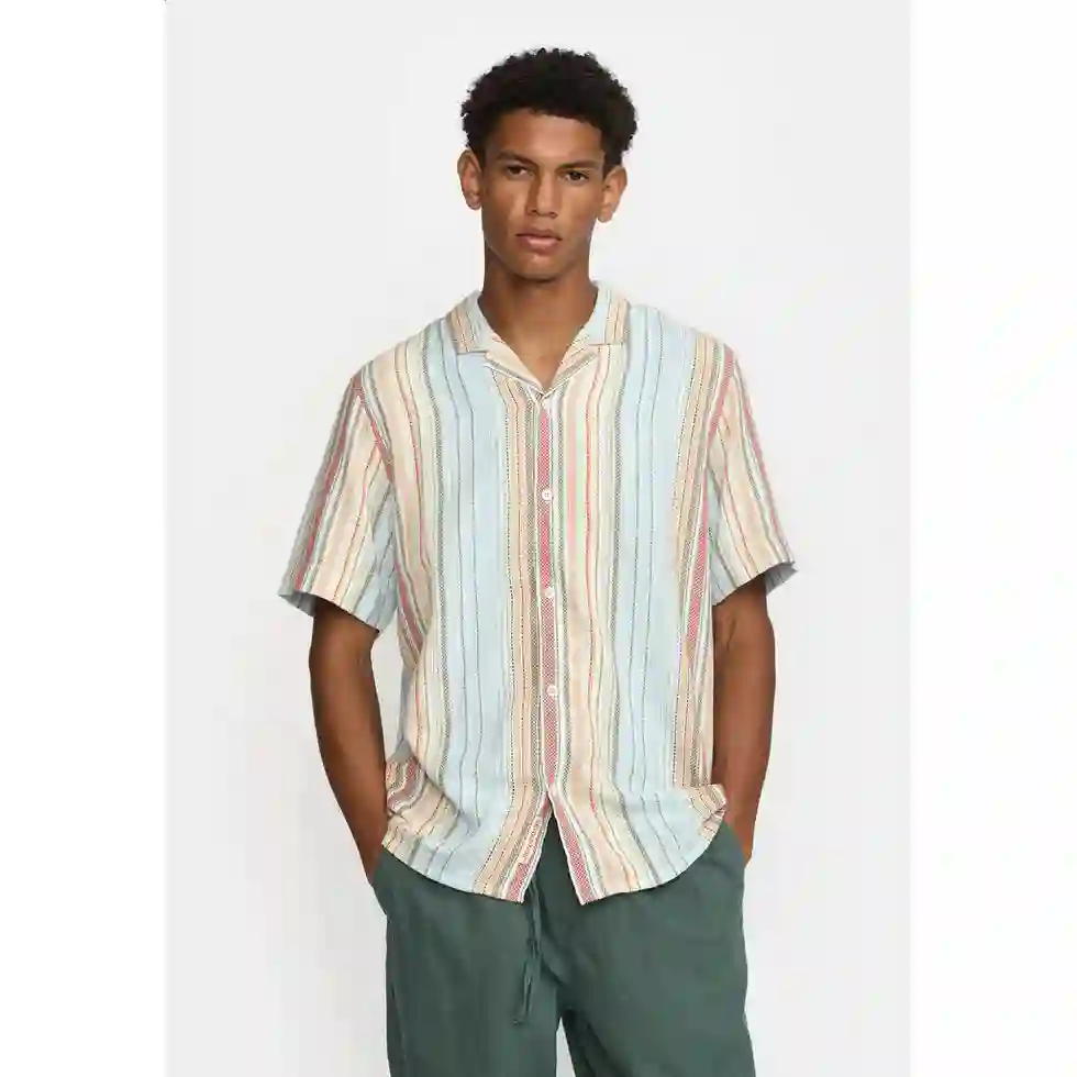 Camisa a rayas AZUL