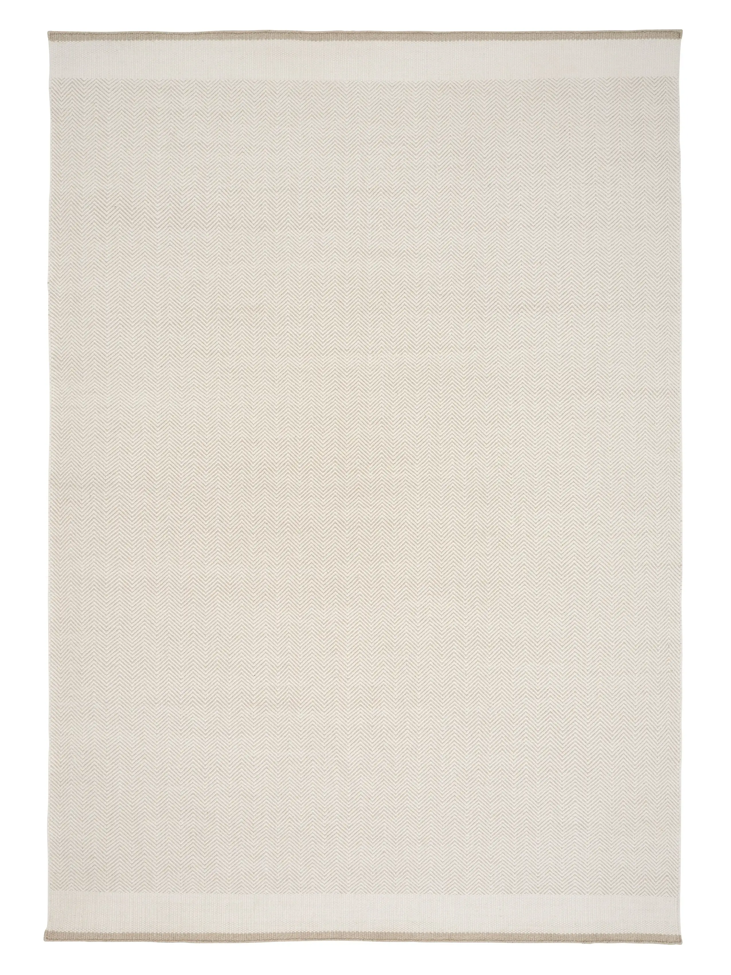 Alfombra en espiga beige