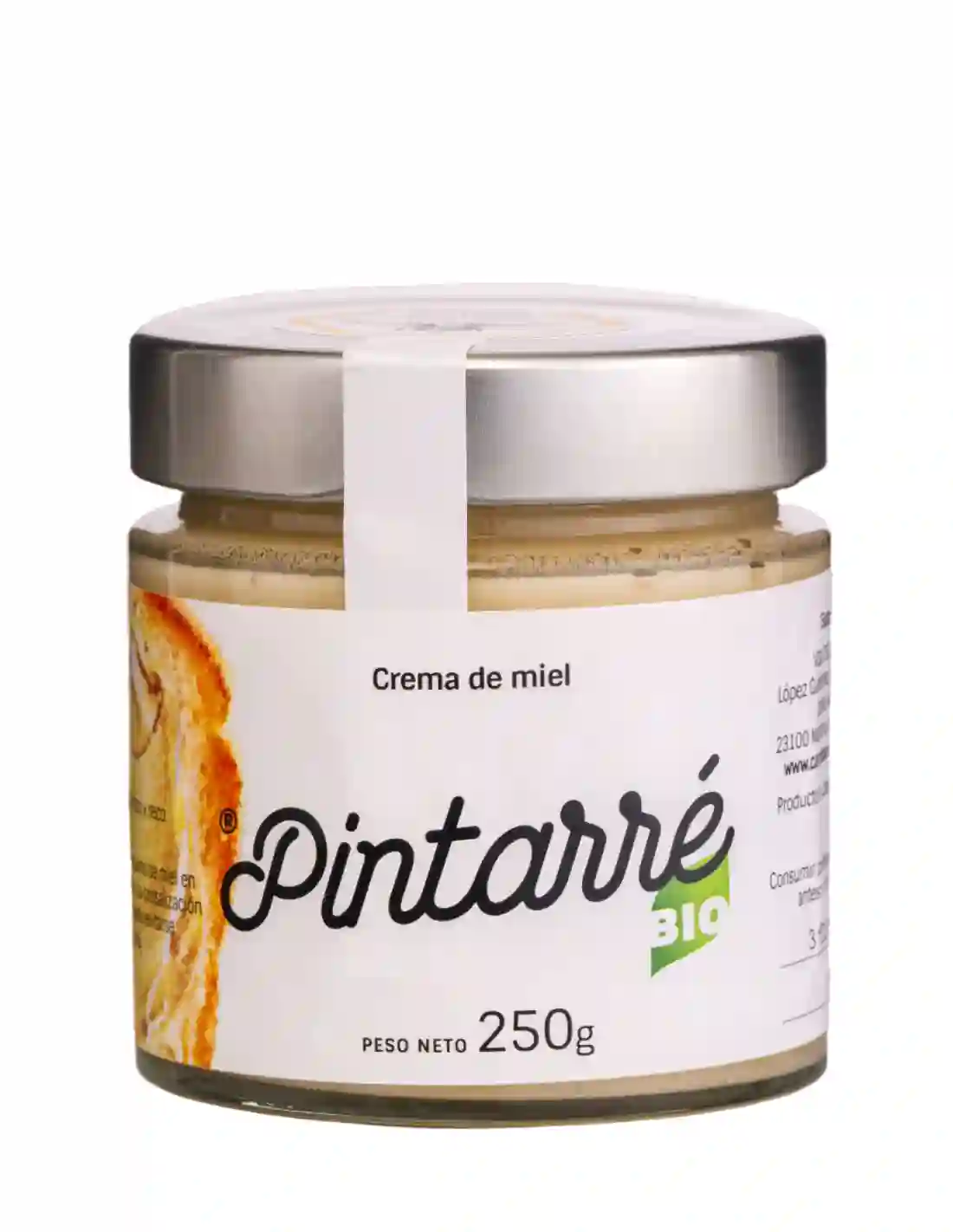 Pintarré Crema de Miel Ecológica - Tarro 250 gr.