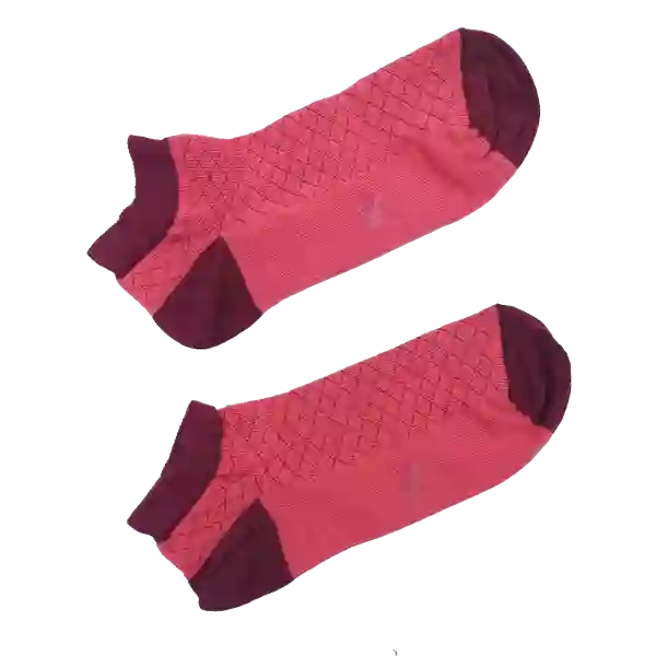 MissCalcetin Tobillero Rombo Scarlet Rubi