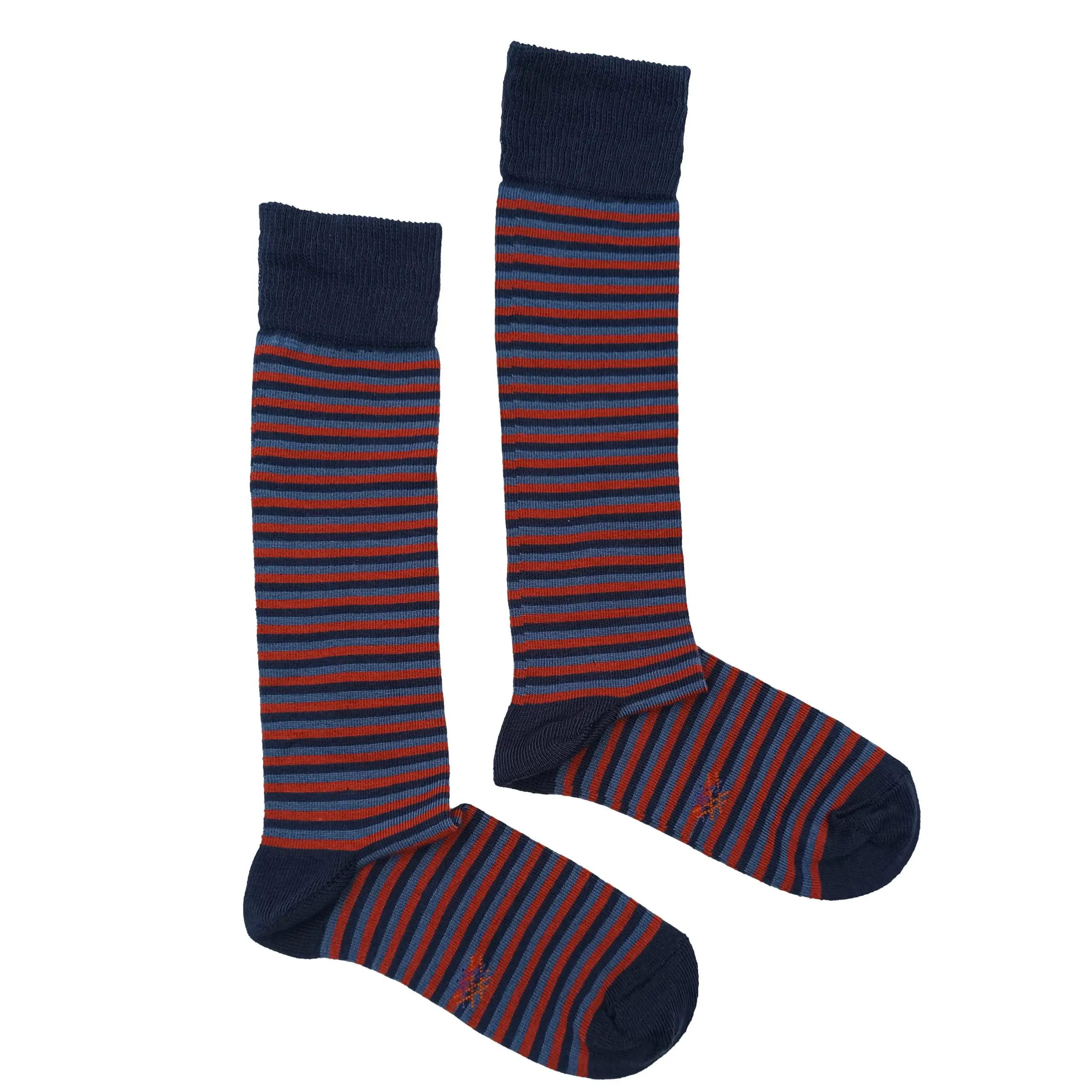 Misscalcetin Kids Fine Raya Tricolor Cuba-Stone-Marino