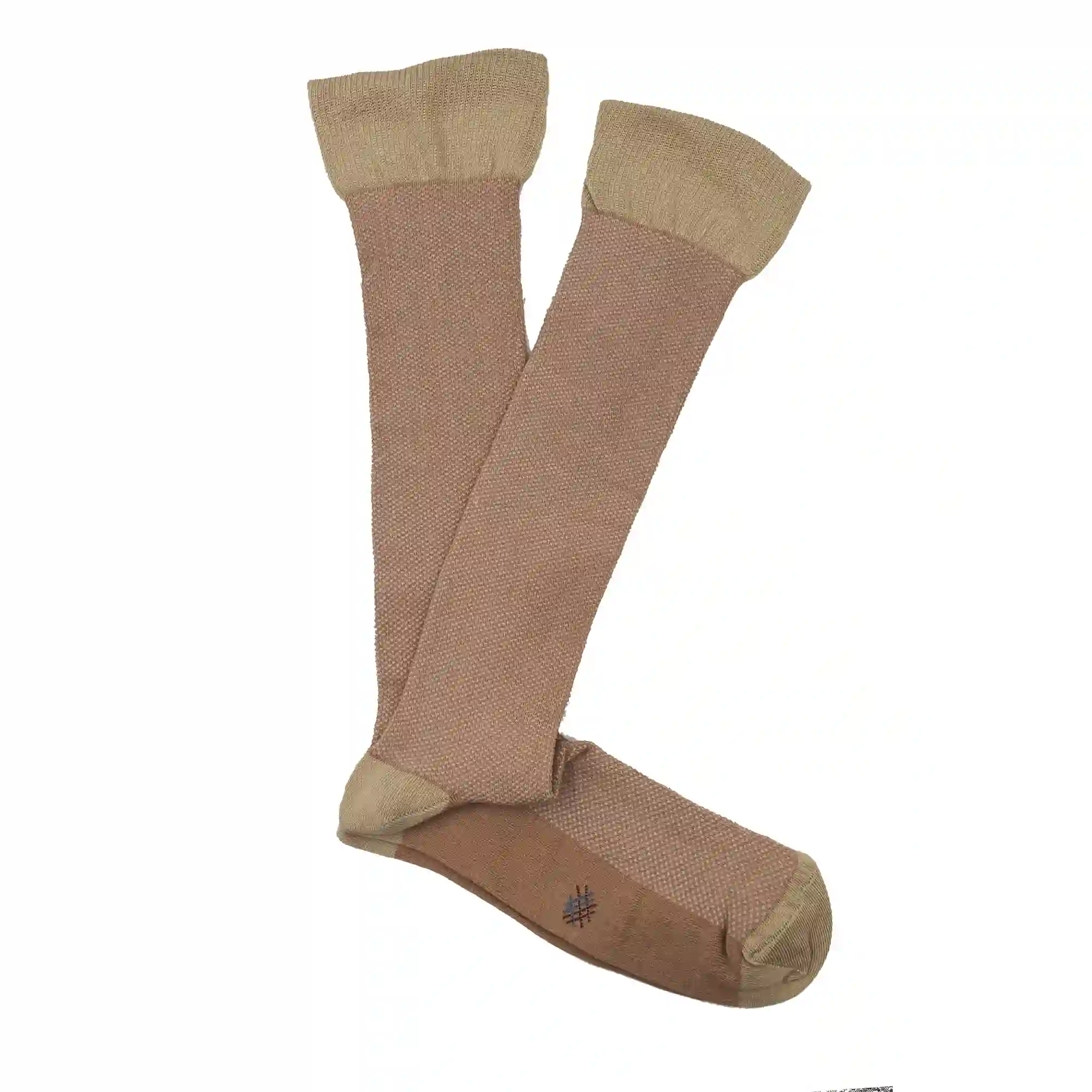 Misscalcetin Caña High Eye of Perdiz Faggio-Camel