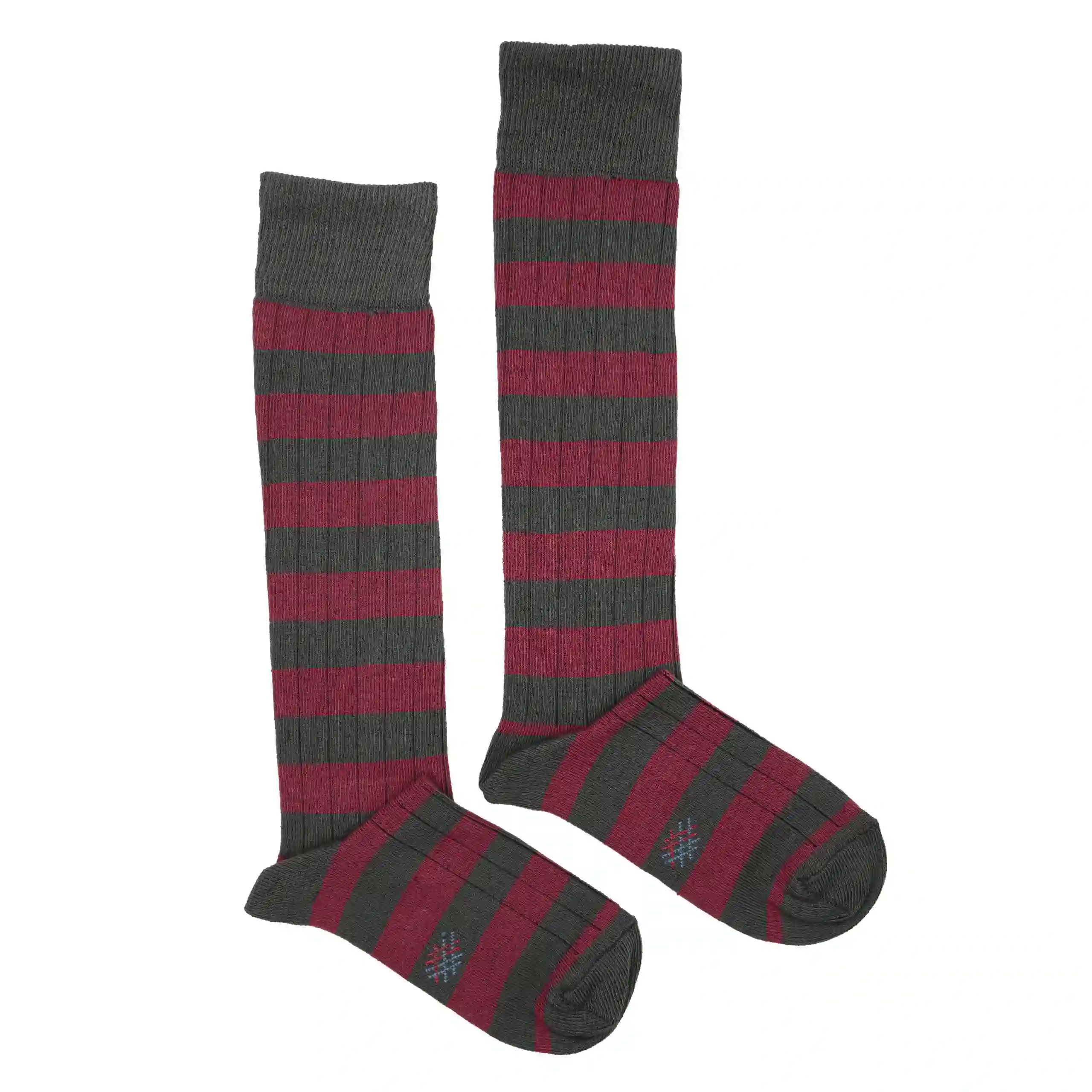 Misscalcetin Kids Lithi-Antracita stripes