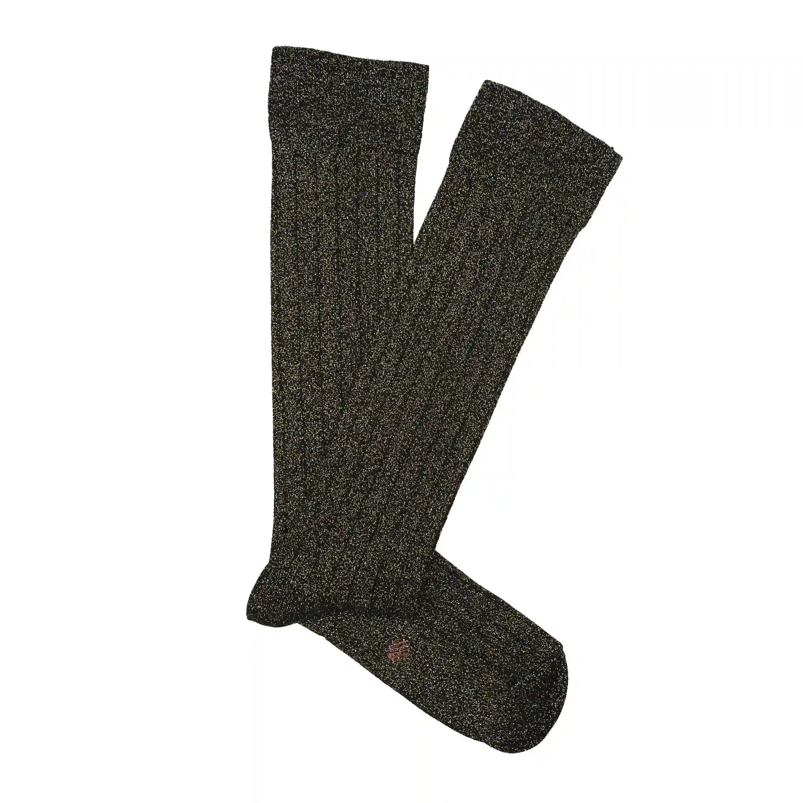 Misscalcetin Caña Alta Brilli Black Black