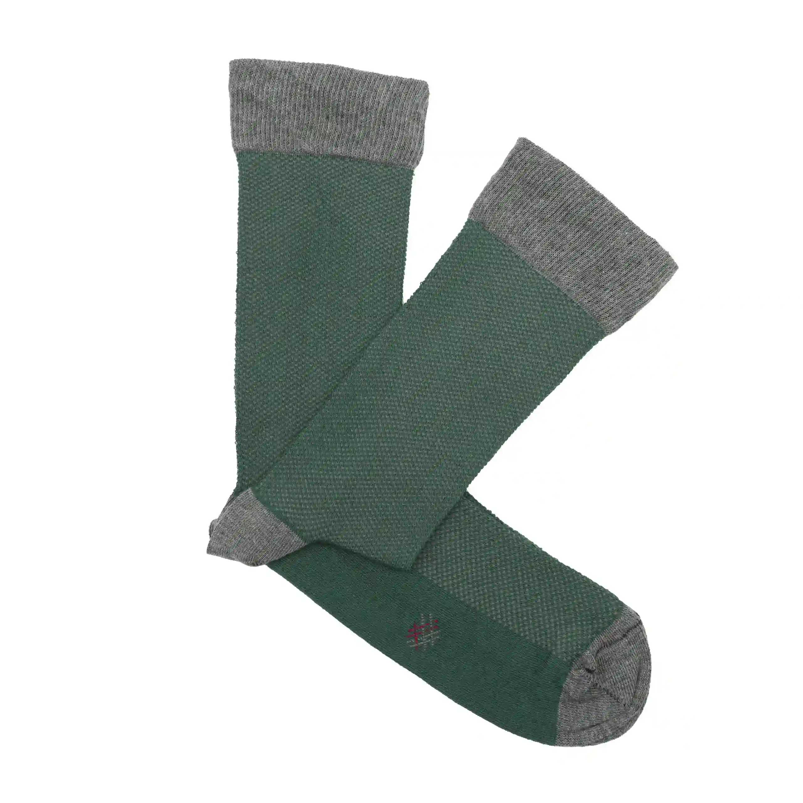 Misscalcetin Low Caña Eye Evergreen-Gris