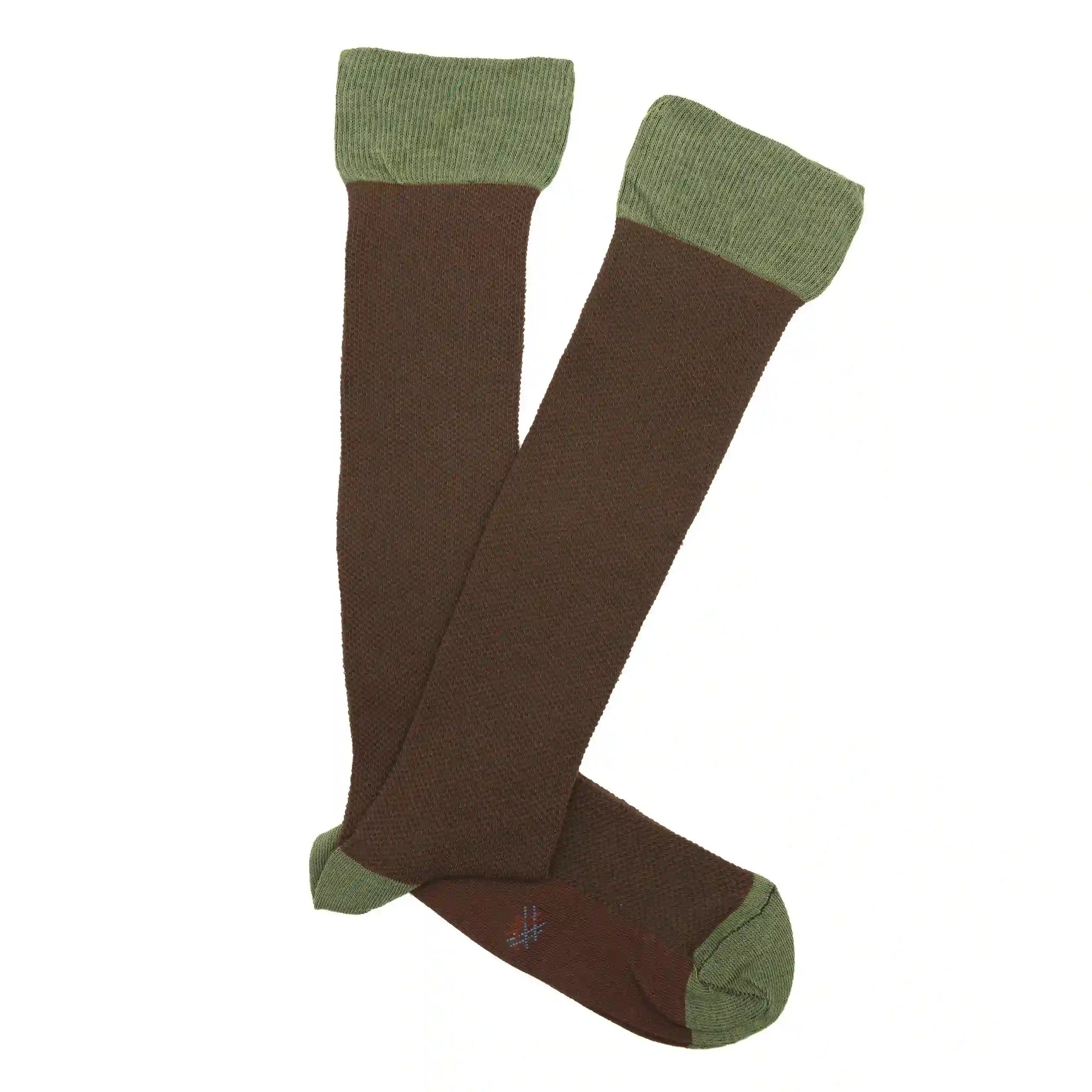 Misscalcetin Caña High Ojus of Brown-Tomillo