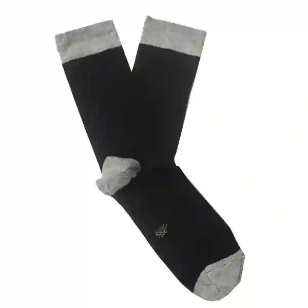 Misscalcetin Caña Baja Canalé Black Gray