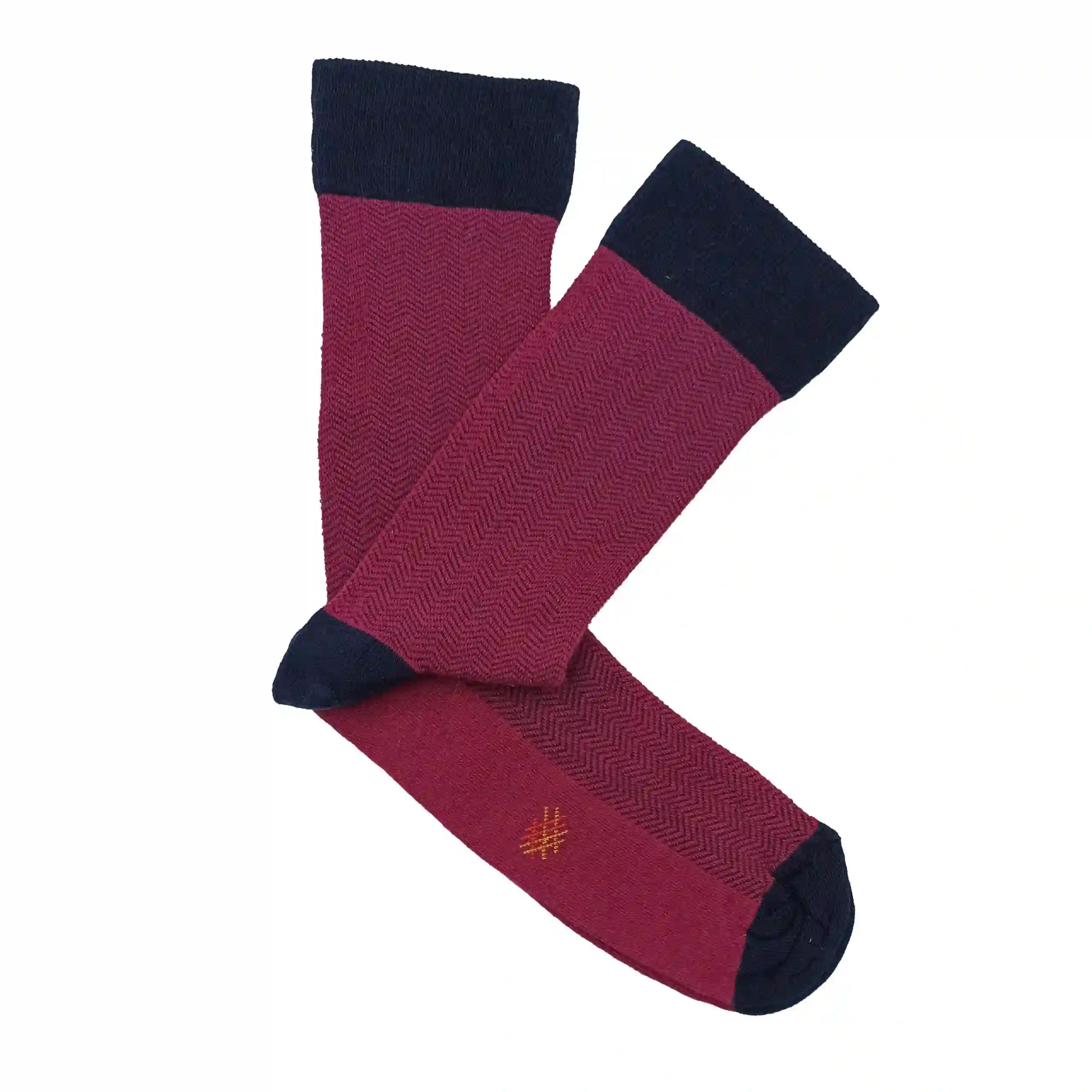 Misscalcetin Low Cane Burgundy Marine Spike