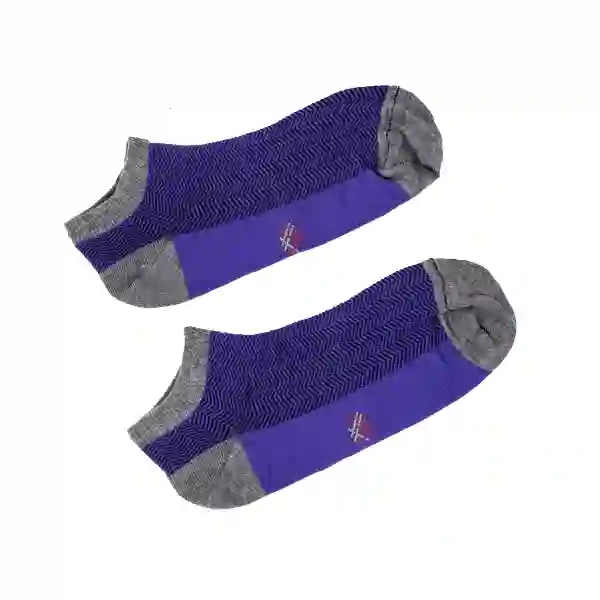 Misscalcetin Togillero Espiga Morado Gray