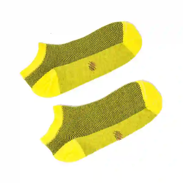 Misscalcetin Ankle spike yellow