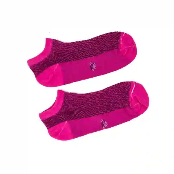 MissCalcetin Tobillero Espiga Fucsia