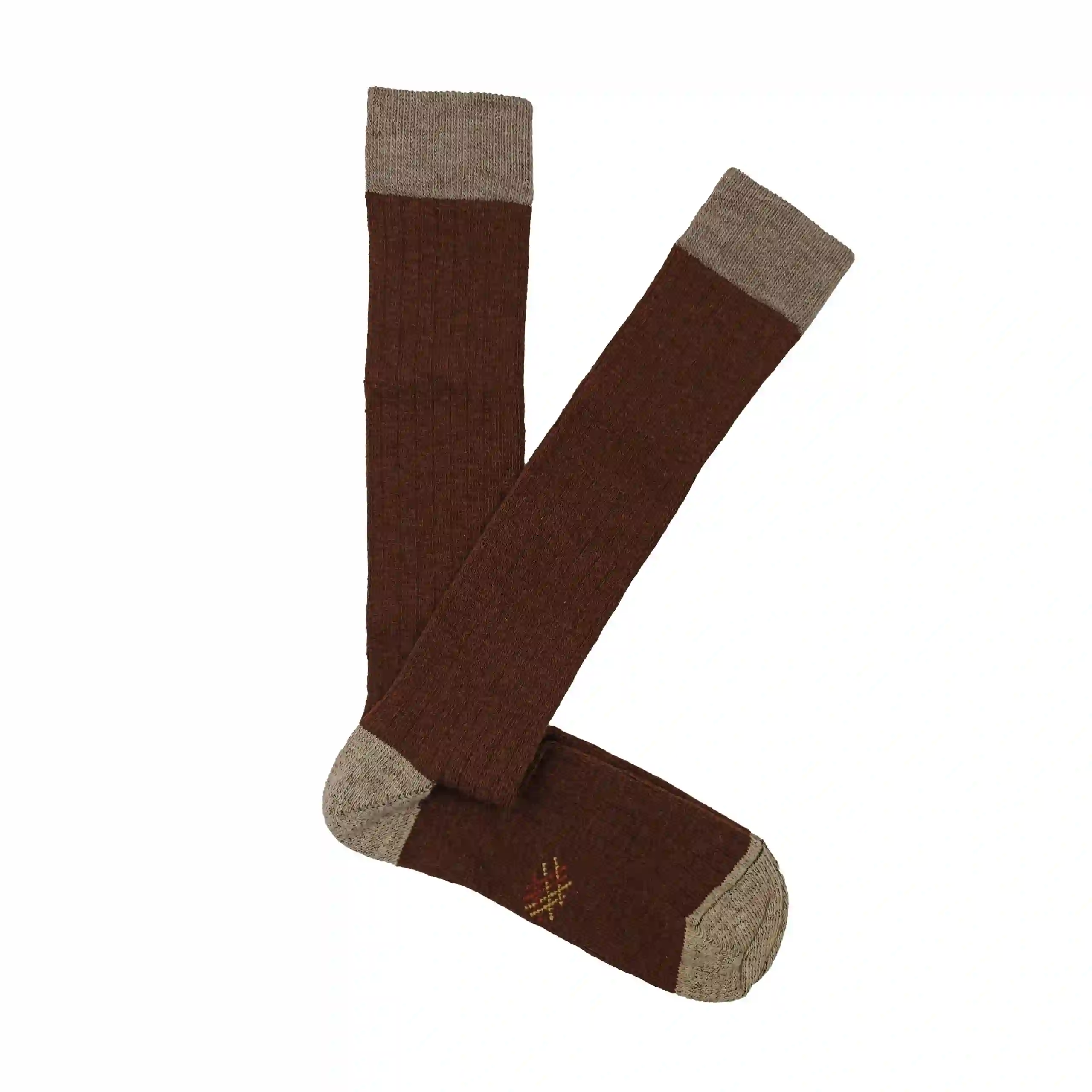 Misscalcetin Lana Alta Brown Beige