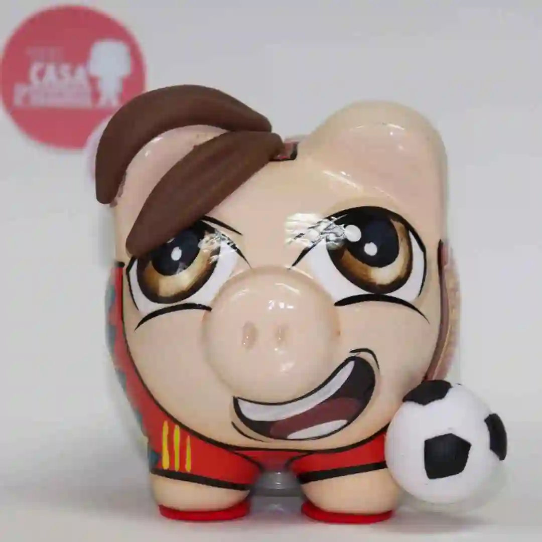 Futbolista Liga española Hucha personalizada Futbolista