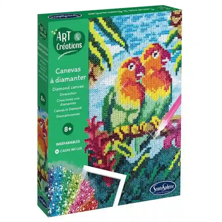 Sentosphère: Canvas with inseparable diamonds