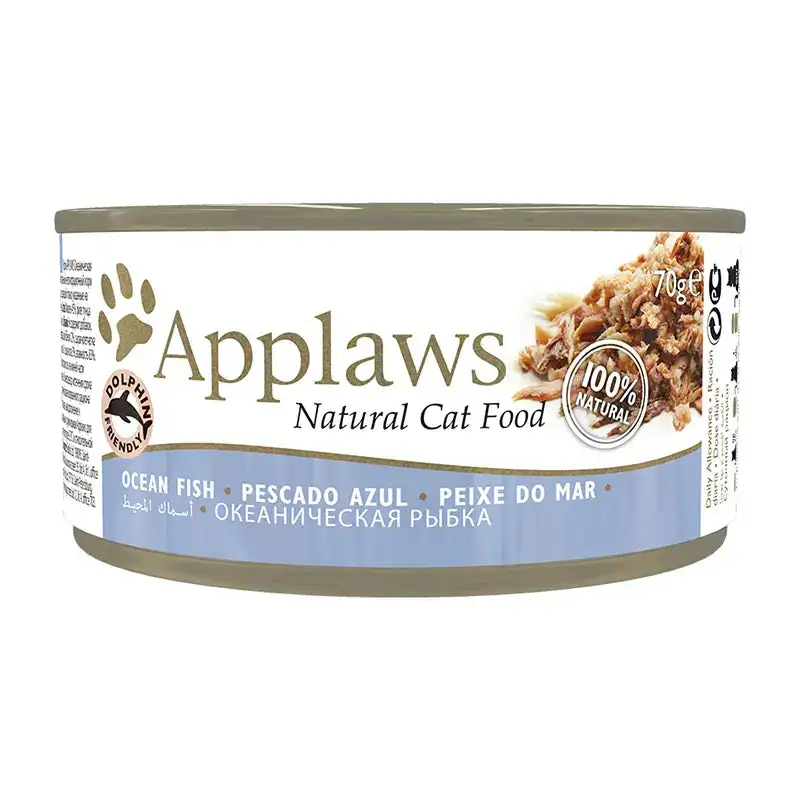 APPLAWS CAT LATA PESCADO 24X70GR