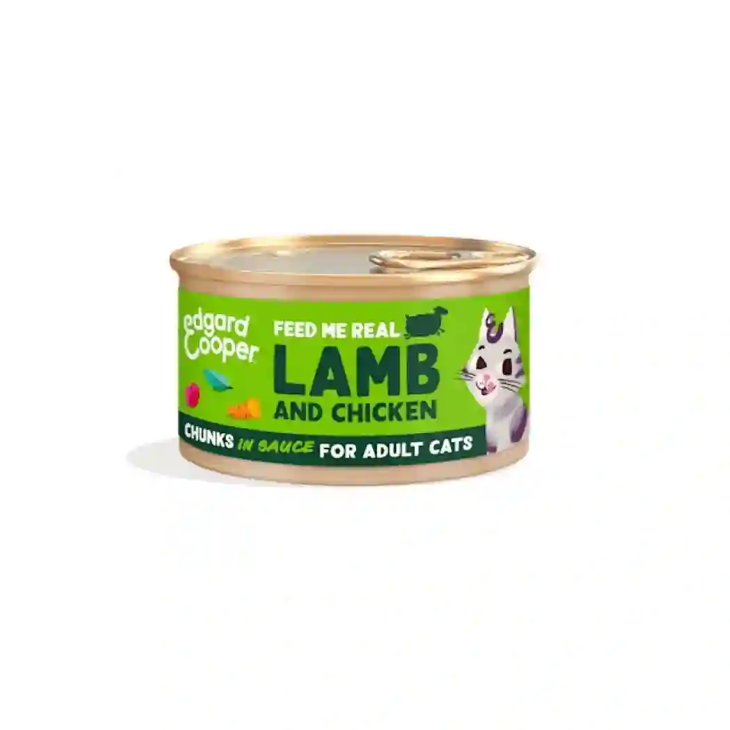 Edgard & Cooper Cat can with pieces in lamb sauce and chicken 85 g