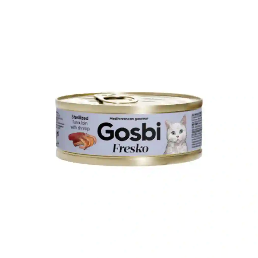 Gosbi Fresko Cat Sterilized Tuna Loin with Shrimp 70 g