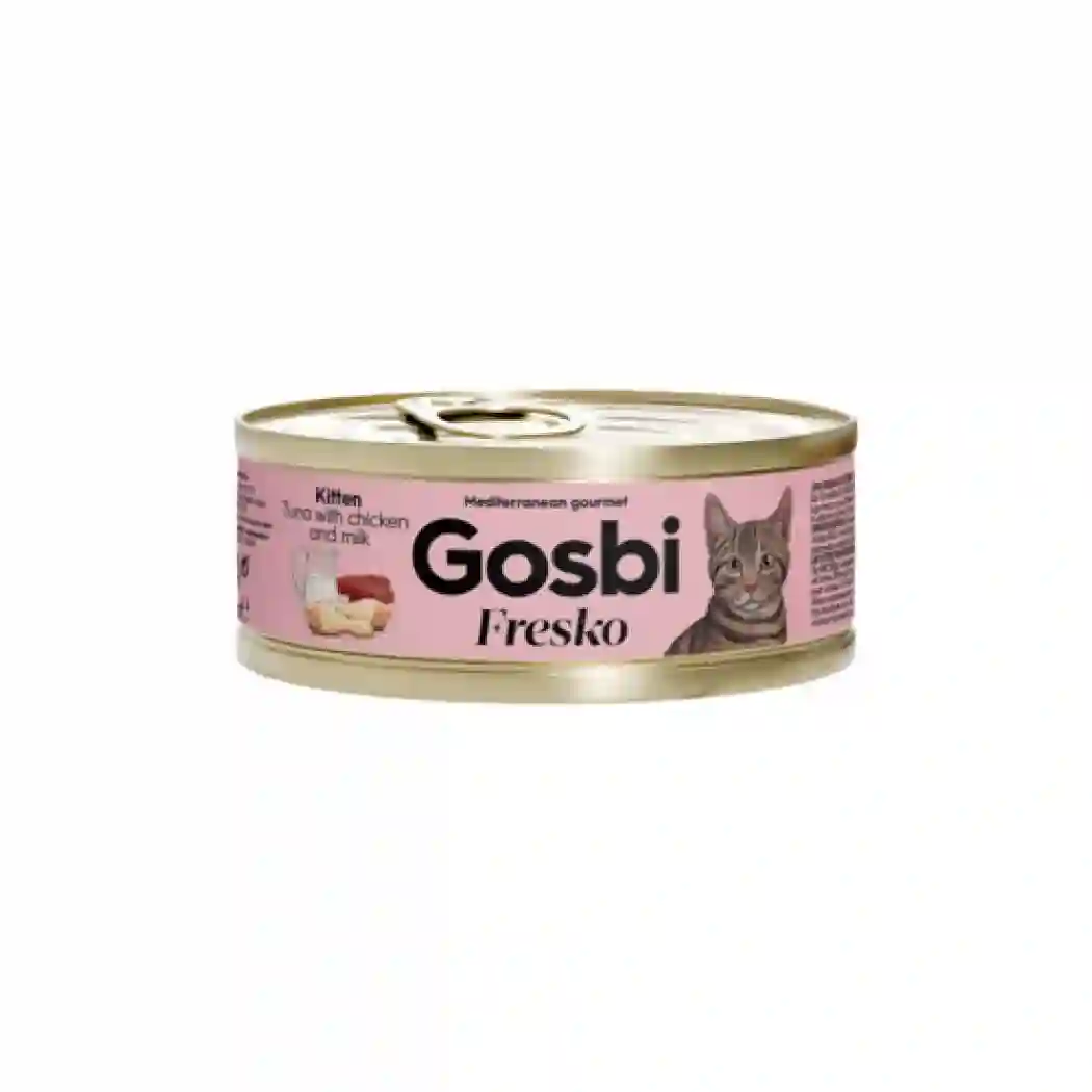 Gosbi Fresko Cat Kitten Tuna with Chicken and Milk 70g