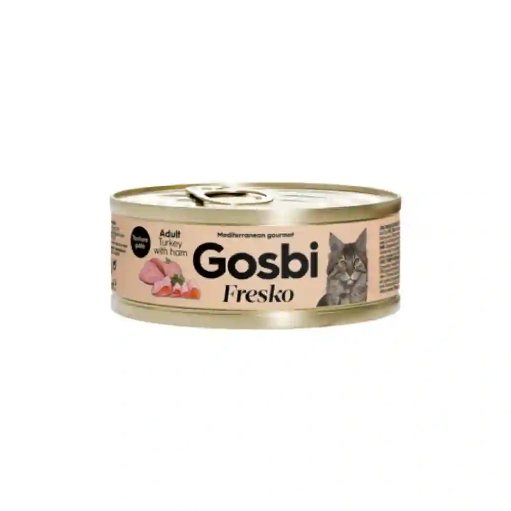 Gosbi Fresko Cat Adult Turkey With Ham 70 G