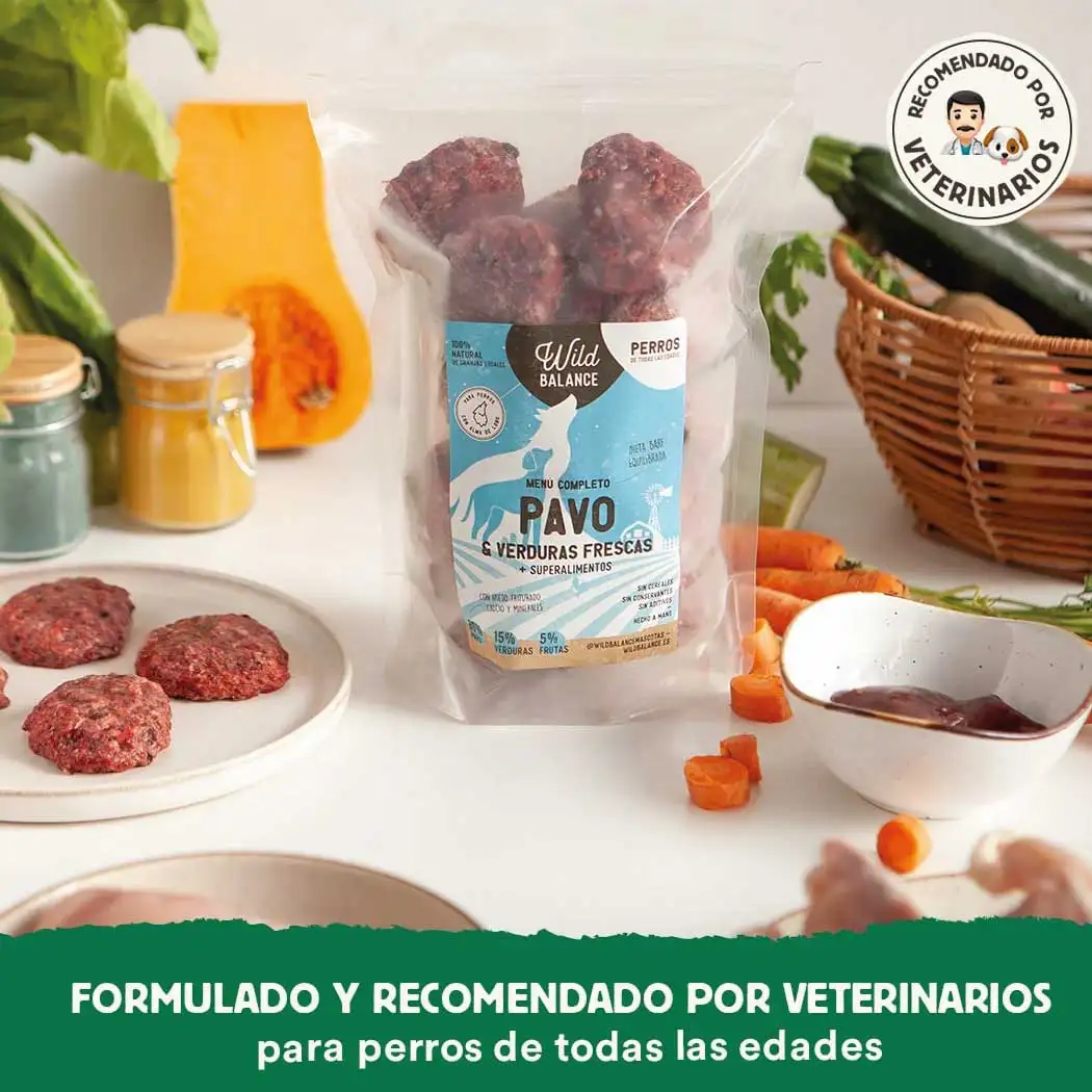 Turkey Barf menu with fresh dog vegetables - Image 6