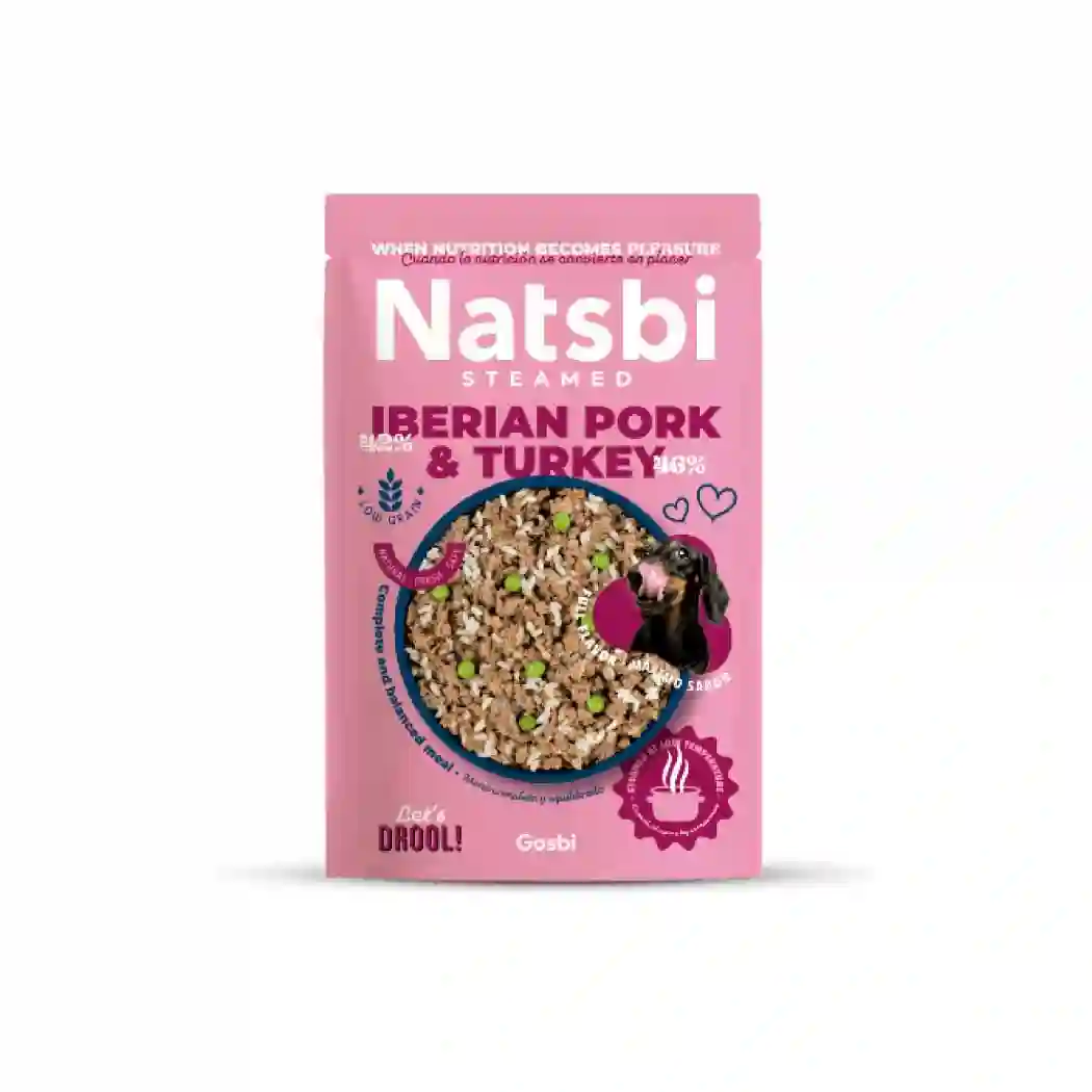 NATSBI STEAMED IBERIAN PORK & TURKEY