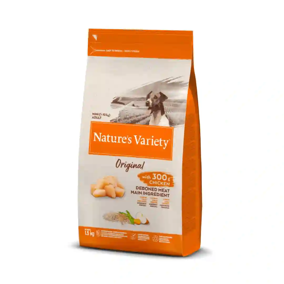 I think Nature’s Variety Original Pollo Dry Adult Mini