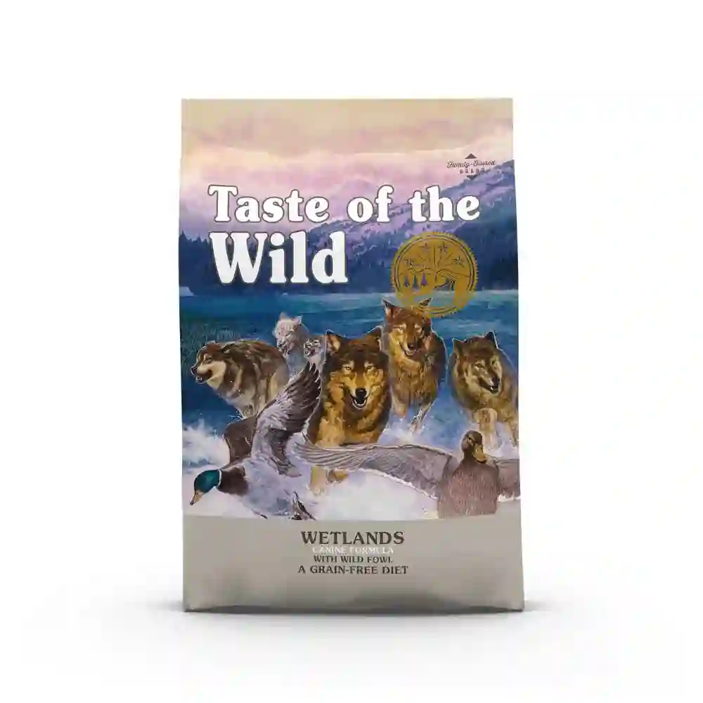TASTE CANINE ADULT WETLANDS PATO CODORNIZ