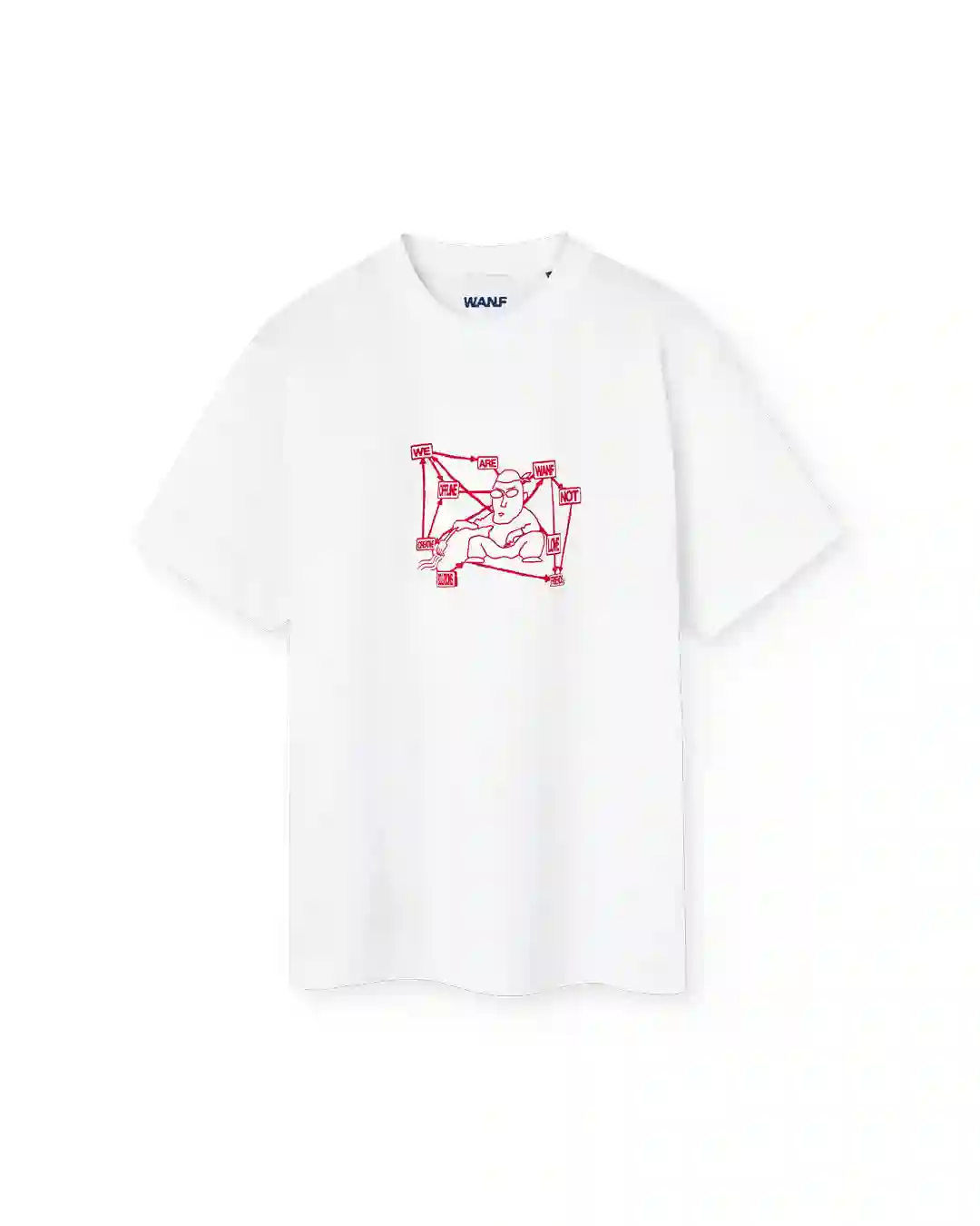 We Are Not Friends Recycled Zen  Tee