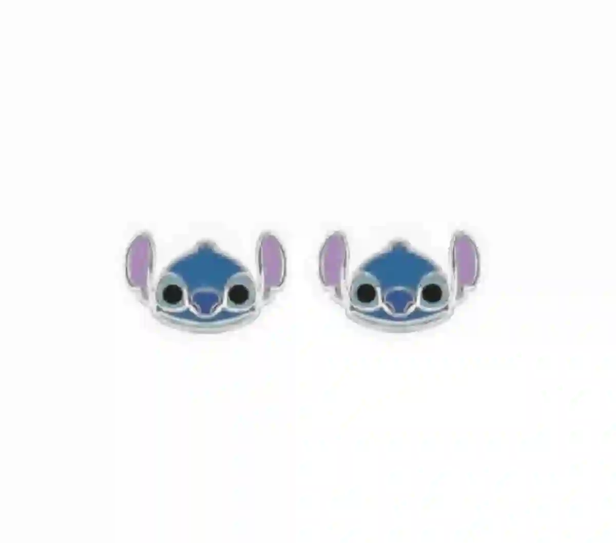 Disney Silver Earrings - Stitch Face