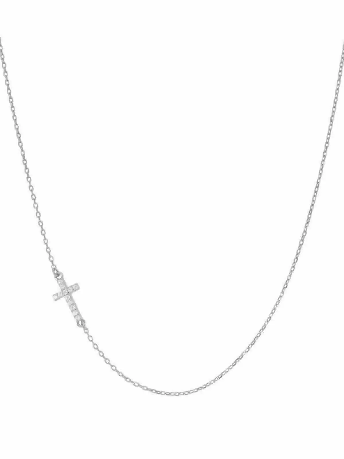 Silver Cruz Circum Necklace
