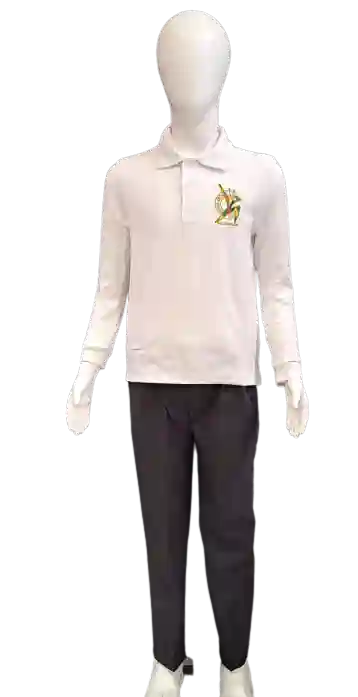 POLO M/L UNIFORME ESCOLAR 3-11