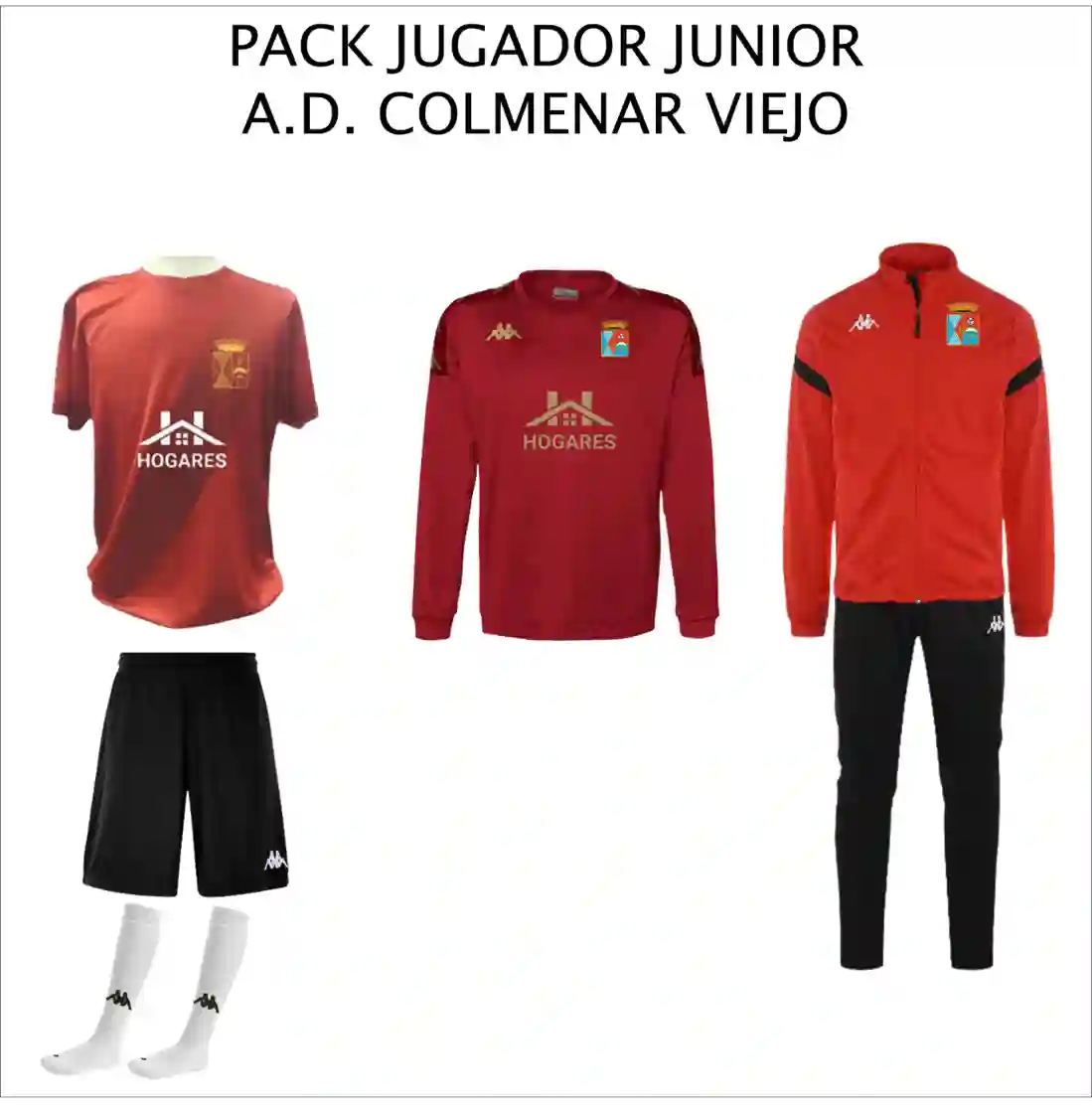 PACK JUNIOR ENTRENAMIENTO ADCV JUGADOR