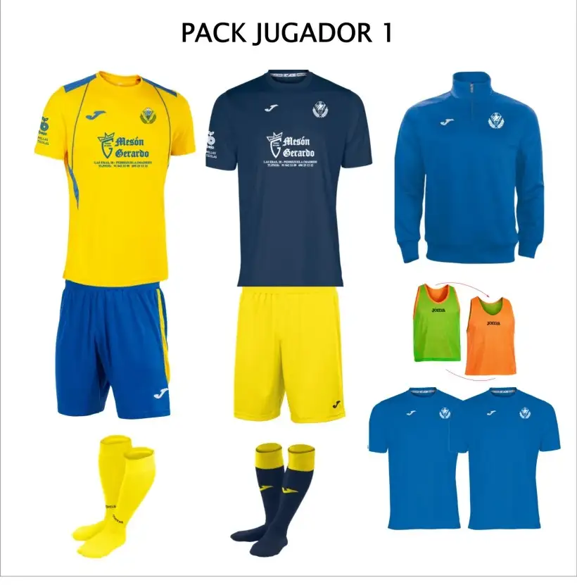 PACK C.D. PEDREZUELA JUGADOR